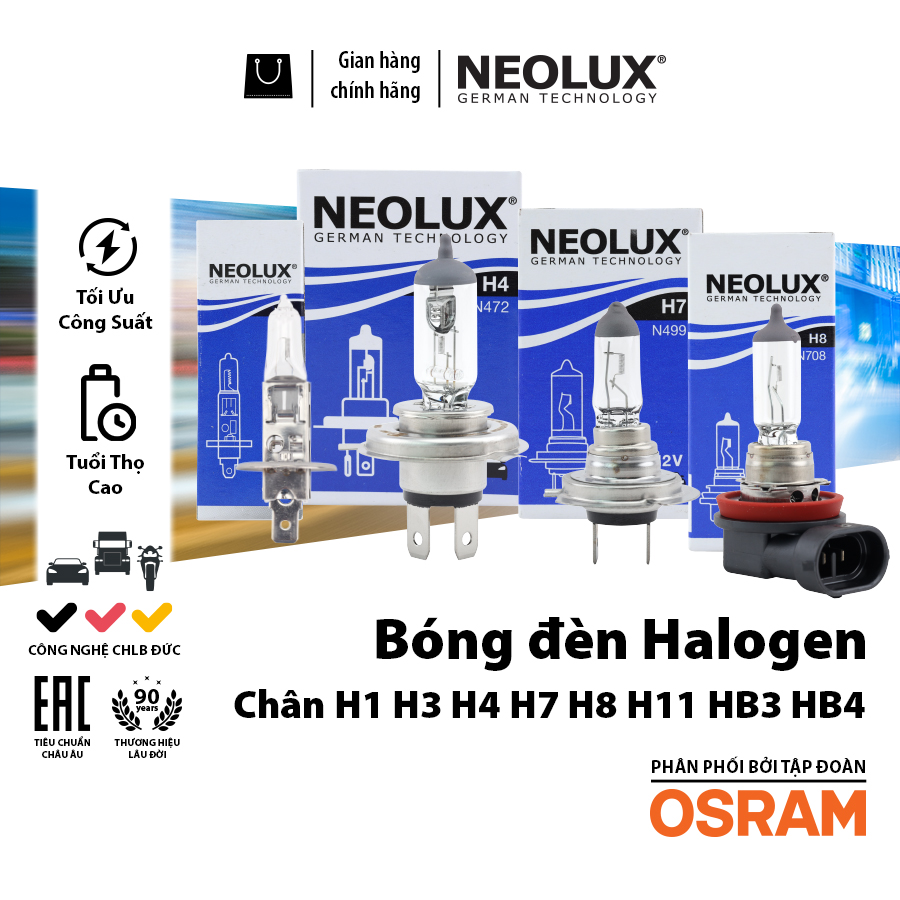 Bóng H8 N708 12V - 35W NEOLUX