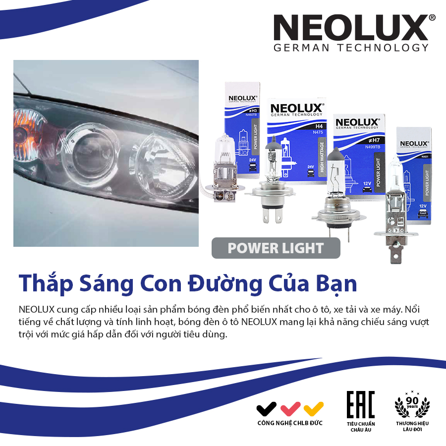 Bóng H4 N475TB 24V - 100/90W NEOLUX