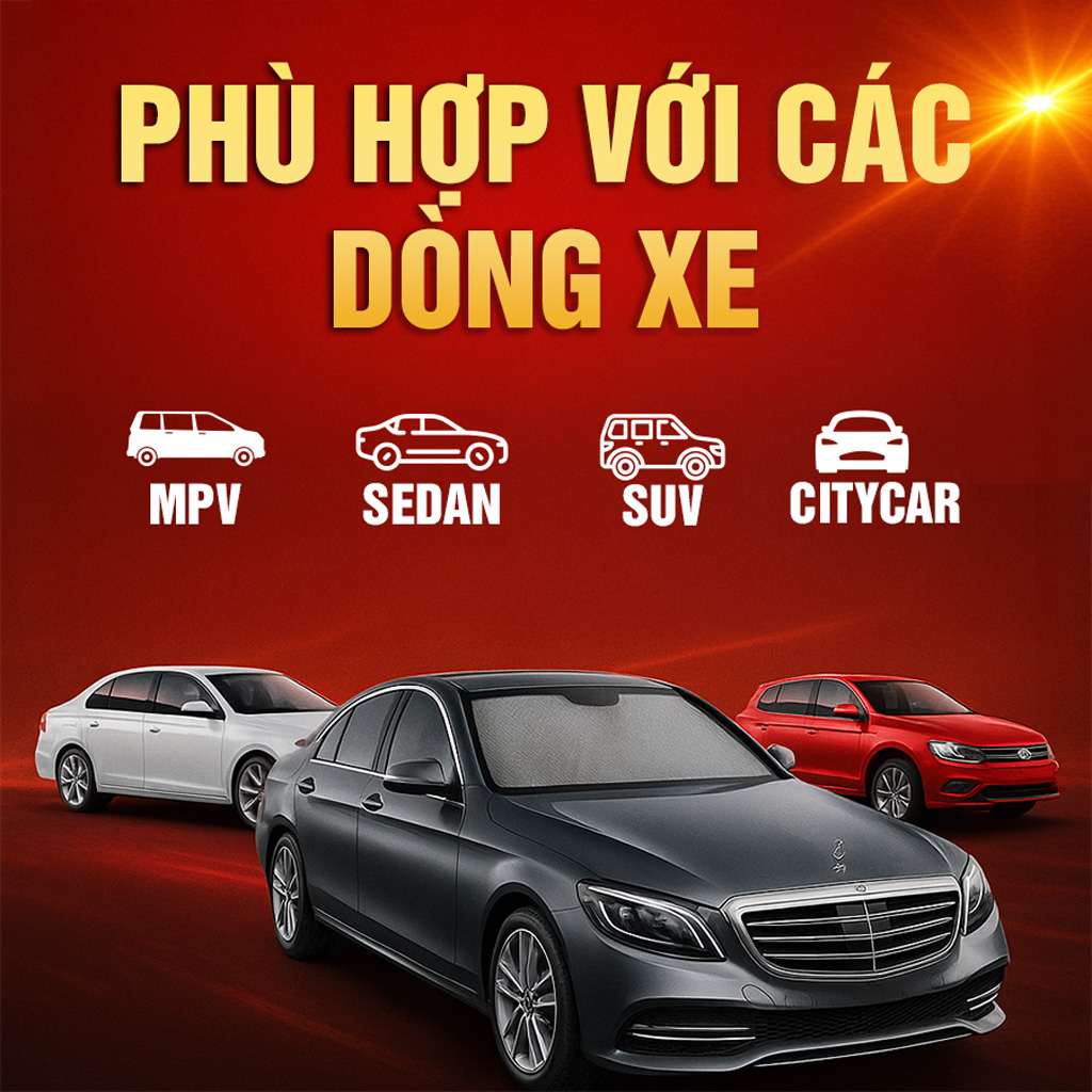 Che nắng xốp trước dài CIND (màu bạc/xanh) CD-F001 70*145CM