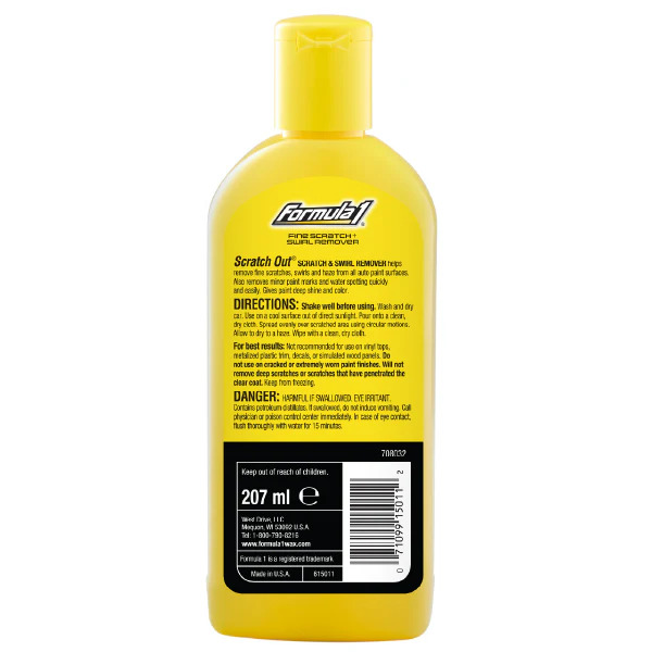 Chất loại bỏ vết trầy xước Formula 1 (Scratch Out ) (207ML) # 615011