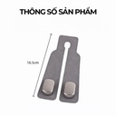 CIND BO-N021 (Xám) Móc treo đôi sau ghế (da)