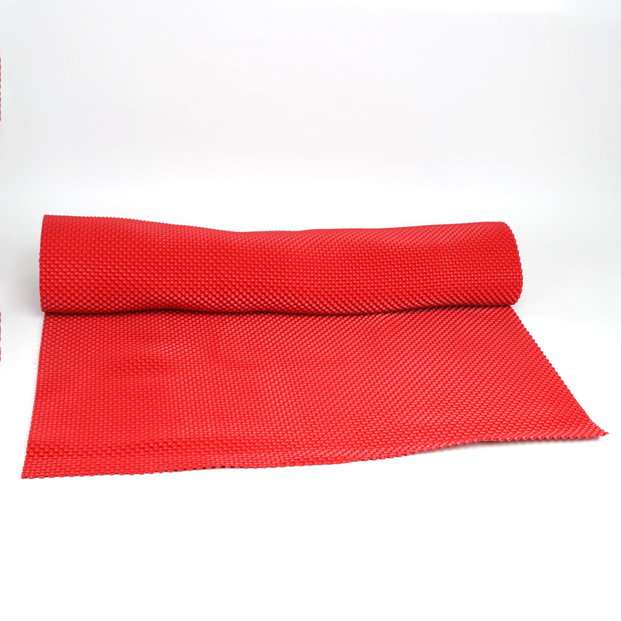 Lót sàn cuộn CIND 3D hạt vuông HB003 đỏ Size 9M*1.2M