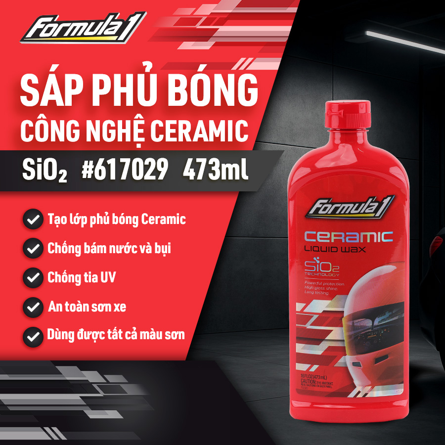 Đánh bóng sơn Ceramic dạng đậm đặc Formula 1 (473ml) # 617029